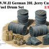 CLASSY HOBBY 1/16 German WW2 20L Jerry Can & 200L Fuel Drum set