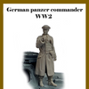 ARDENNES MINIATURE 1/35 WW2 German panzer commander WW2 #2
