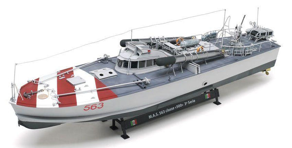 Italeri 1/35 M.A.S. 568 4a Series motor torpedo boat with crew