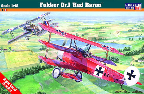 MisterCraft 1:48 Fokker Dr.I - Red Baron