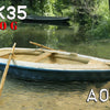 MK35 FoG models 1/35 Scale Resin Rowing boat (no figure, boat only)