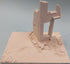 FoG models 1/35 scale House ruin #4 Building and Base size – 240mm x 170mm