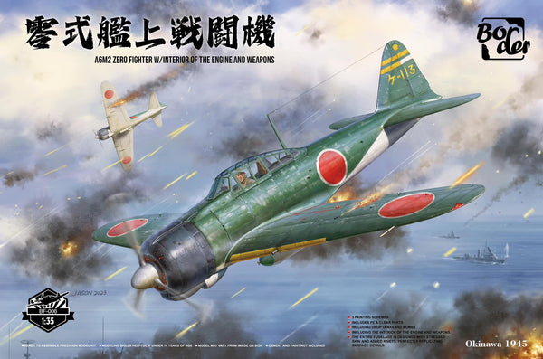 Border Models 1/35 WW2 IJN Mitsubishi A6M2 Zero