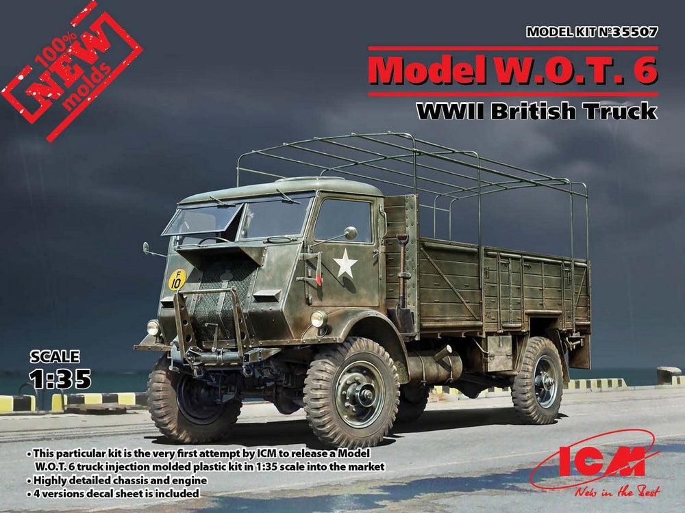 ICM 1/35 scale WW2 Model W.O.T. 6, WWII British Truck