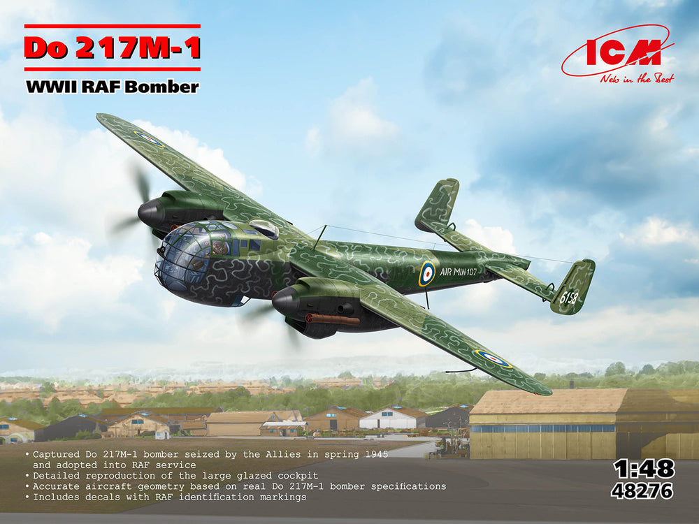 ICM AIRCRAFT 1:48 Scale Do 217M-1, WWII RAF Bomber