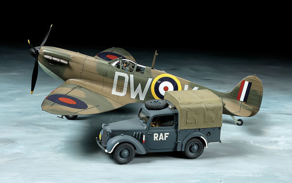 Tamiya 1/48 WW2 RAF Spitfire Mk.I + Austin Tilly 10HP truck | Fields of ...