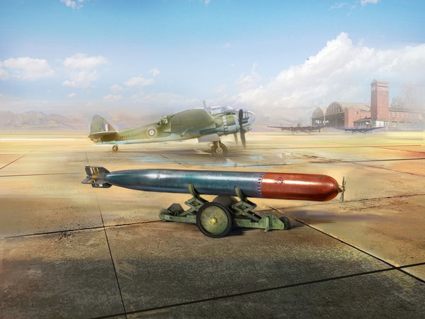 ICM 1/48 WW2 RAF British Torpedo Trailer