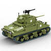 Build Army WW2 Brick building model kit M4 Sherman