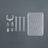 BANDAI HOBBY Action Base 6 Clear (Set of 2) display stands