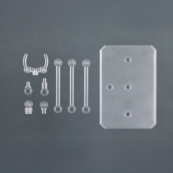 BANDAI HOBBY Action Base 6 Clear (Set of 2) display stands