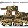 Italeri 1/35 scale MILITARY WW2 Italian Carro Armato L6/40 Light Tank model kit