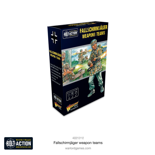 Warlord Games 28mm - Bolt Action WW2 German Fallschirmjager weapons teams pack