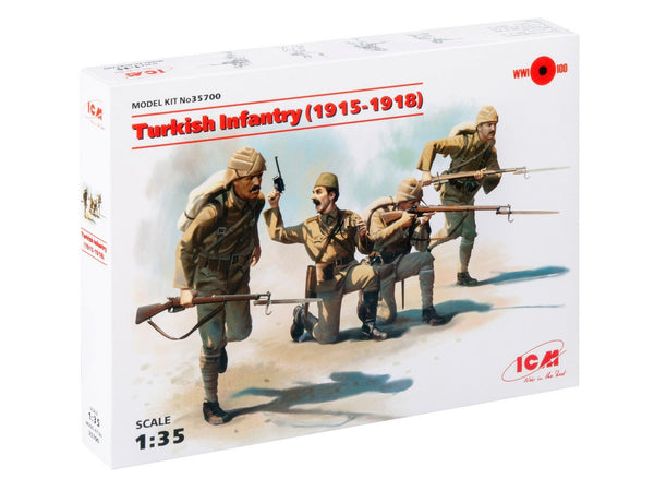 ICM 1/35 WW1 Turkish Infantry (1915-1918) (4 figures)