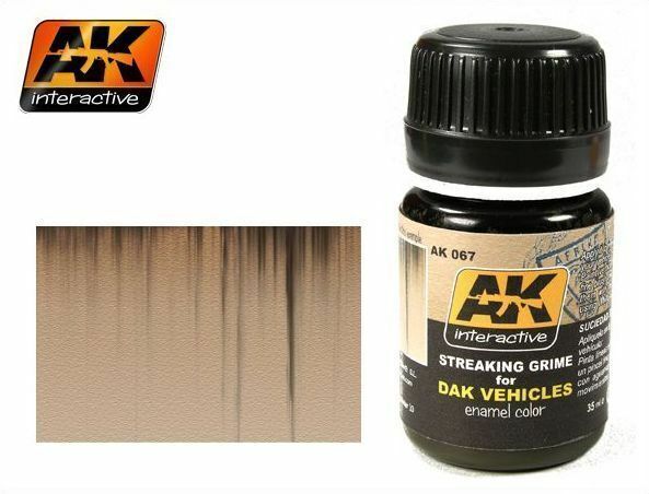 AK WEATHERING STREAKING GRIME FOR AFRIKA KORPS VEHICLES