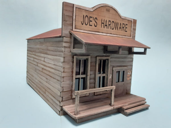 1/35 scale laser cut building Wild West Hardware Store