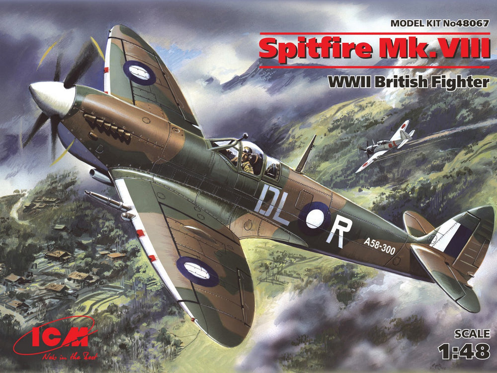 ICM 1/48 WW2 RAF Spitfire Mk.VIII, WWII British Fighter
