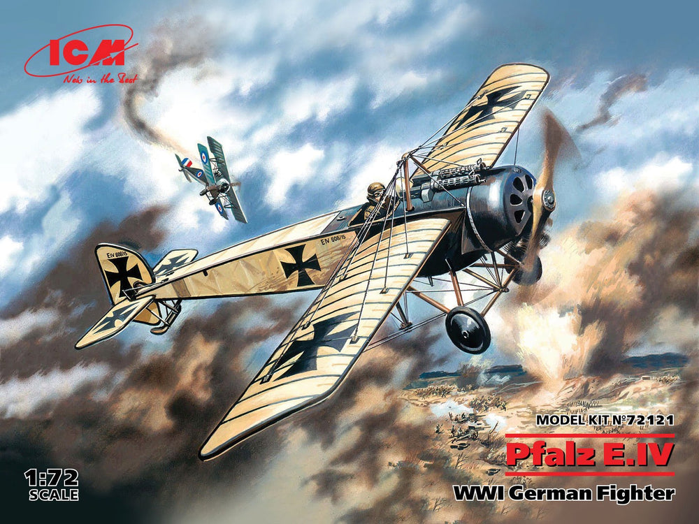 ICM 1/72 Pfalz E.IV, WWI German Fighter