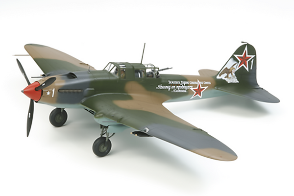 TAMIYA 1/48 Scale AIRCRAFT WW2 Soviet Russian ILYUSHIN IL-2 STURMOVIK