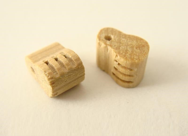 ARTESANIA ACCESSORIES SINGLE BLOCK 3 HOLES 8mm (Pack of 2)