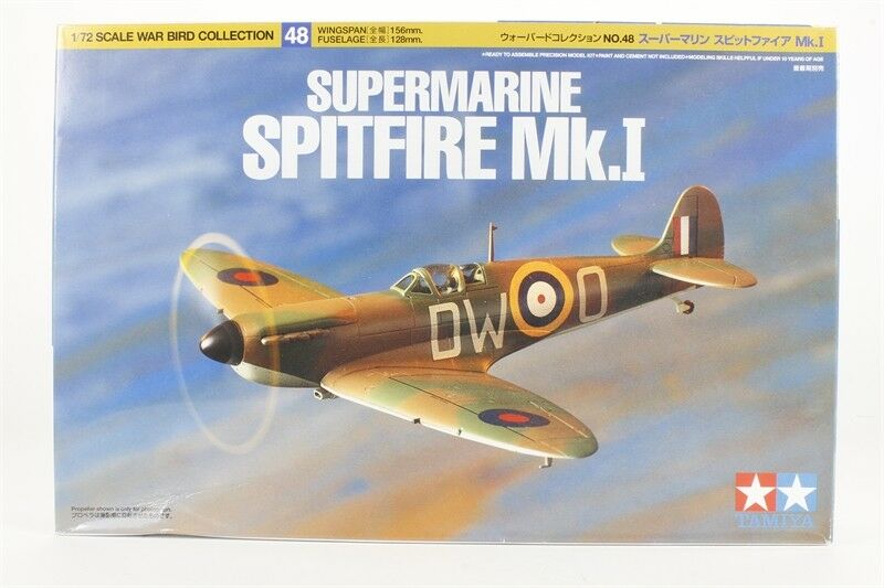 TAMIYA 1/72 Scale AIRCRAFT WW2 RAF SUPERMARINE SPITFIRE MK1
