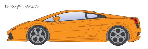 Italeri 1/24 Scale car Lamborghini Gallardo model kit