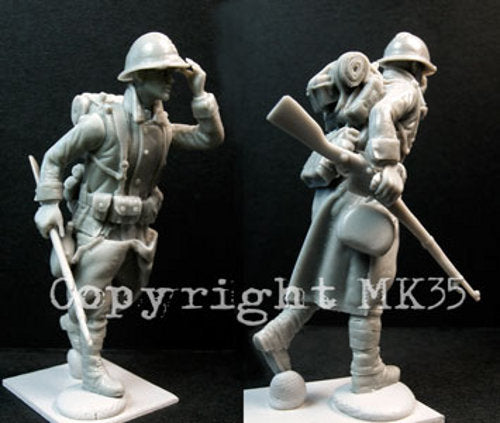 MK35 FoG models 1/35 Scale French Infantryman France 1940 Assault troop #2