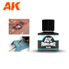 AK Interactive LIGHT BLACK PANELINER 40ML