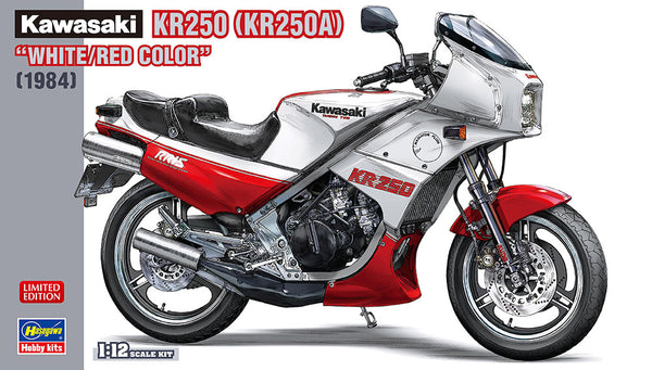 Hasegawa 1:12 Kawasaki KR250 (KR250A) White/Red Colour