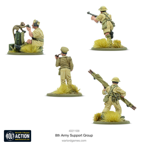 Warlord Games 28mm - Bolt Action WW2 British 8th Army Support Group