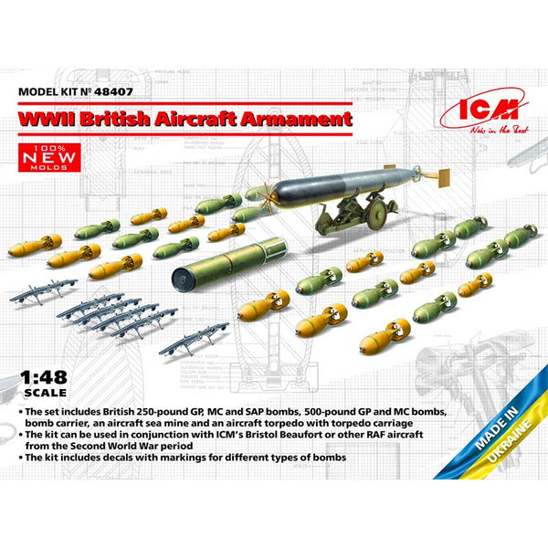 ICM 1/48 WWII British Aircraft Armament