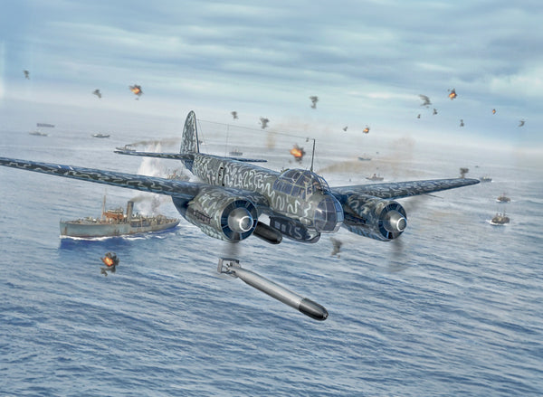 Italeri 1/72 AIRCRAFT WW2 German Junkers Ju 88 A-17 Torpedo Bomber