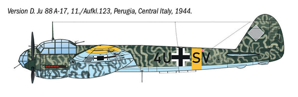 Italeri 1/72 AIRCRAFT WW2 German Junkers Ju 88 A-17 Torpedo Bomber