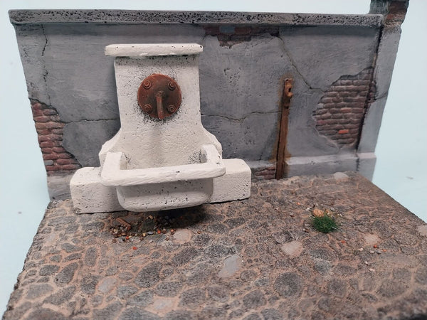 FoG Models 1/35 scale Drinking fountain diorama set 135mm x 90mm