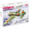 ICM 1/72 scale I-16 type 24, WWII Soviet Fighter