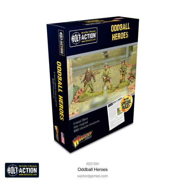 Warlord Games 28mm - Bolt Action WW2 Oddball Heroes Figure Pack Kelly's Heroes film inspired