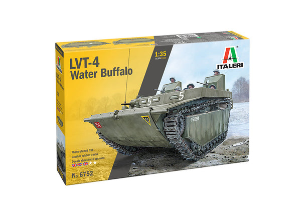 Italeri 1/35 WW2 Allied LVT-4 Water Buffalo tank model kit