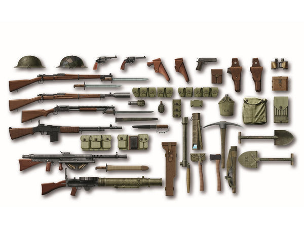 ICM 1/35 WW1 US Infantry Weapon and Equipment
