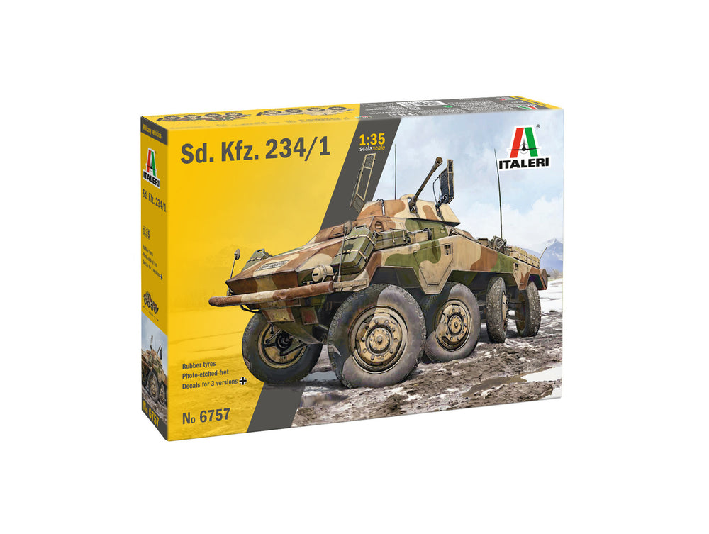 Italeri 1/35 WW2 German Sd.Kfz.234/1 AFV armoured car