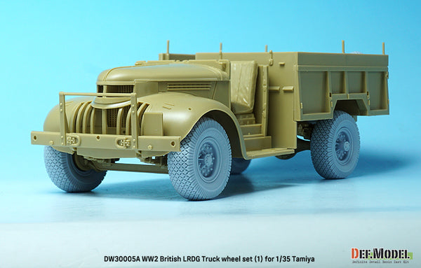 DEF Models 1/35 British L.R.D.G. Chevrolet Truck Sagged wheel set (1)