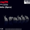 MaiM 1/35 scale Rabbits / Rabbits (6pcs)