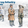 ICM 1/35 WW2 Red Army Infantry (1939-1942) (3 figures - officer, 2 soldiers)