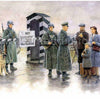 Masterbox 1/35 scale WW2 German Guards and civilians Checkpoint Set