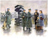 Masterbox 1/35 scale WW2 German Guards and civilians Checkpoint Set