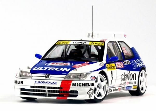 NUNU 1/24 CAR Peugeot 306 Maxi 1996 Montecarlo Rally