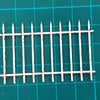 135 scale Laser cut railings - 50mm long 32mm high