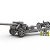 Build Army Brick building model WW2 German German 15cm SFH 18 Artillery