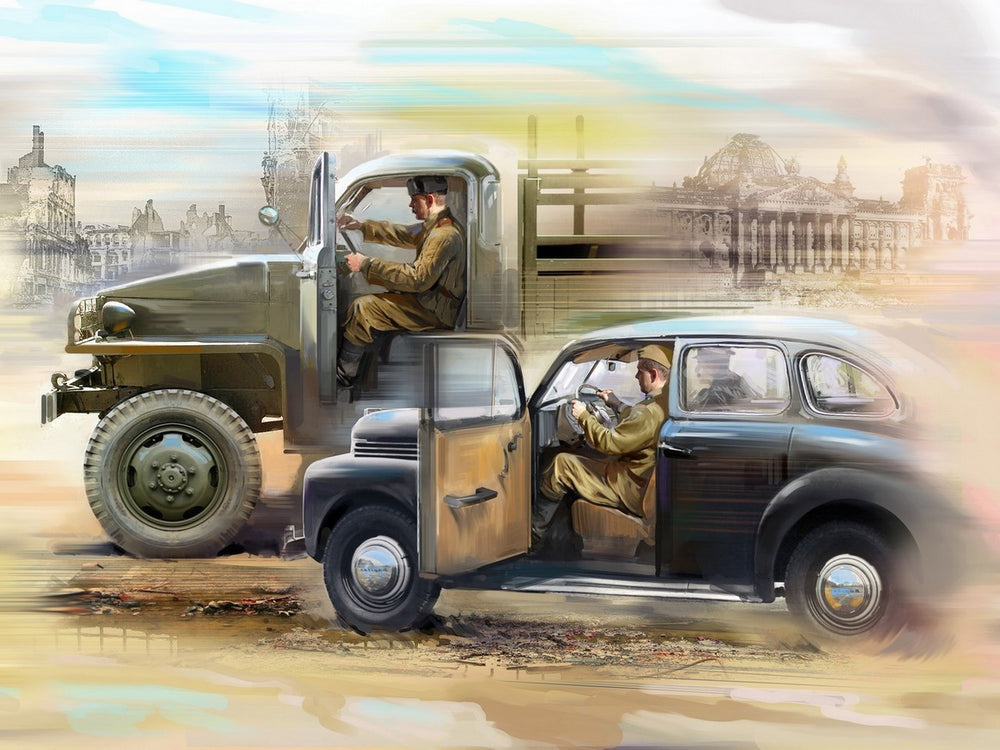 ICM 1/35 WW2 RKKA Drivers (1943-1945) (2 figures)