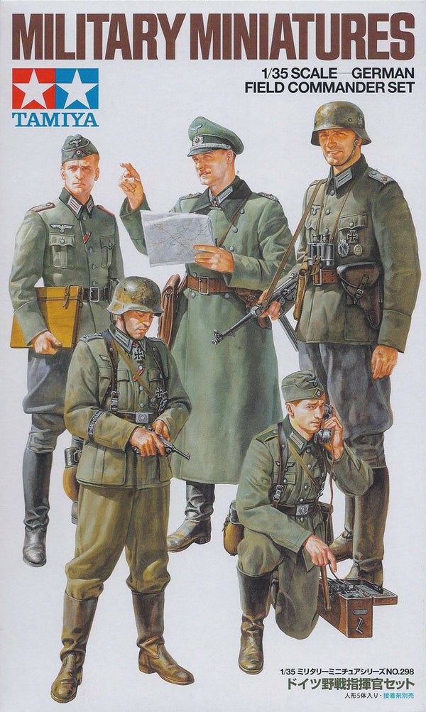 Tamiya 1/35 scale WW2 German Officer Field Commander figure set