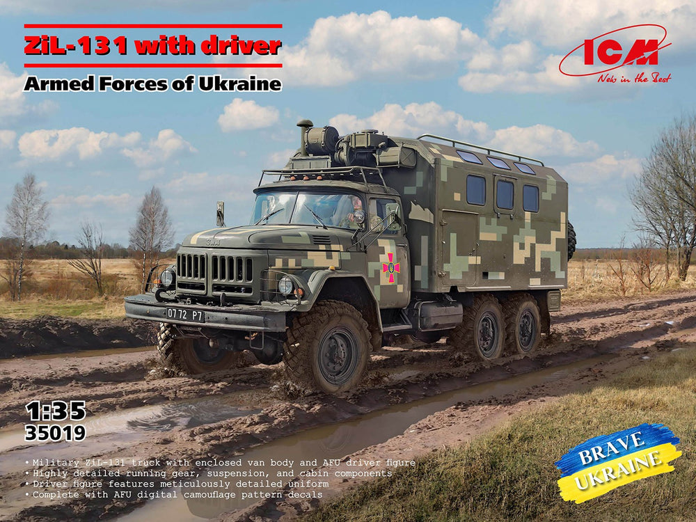 ICM 1/35 ZiL-131 of the Armed Forces of Ukraine with Driver Figure