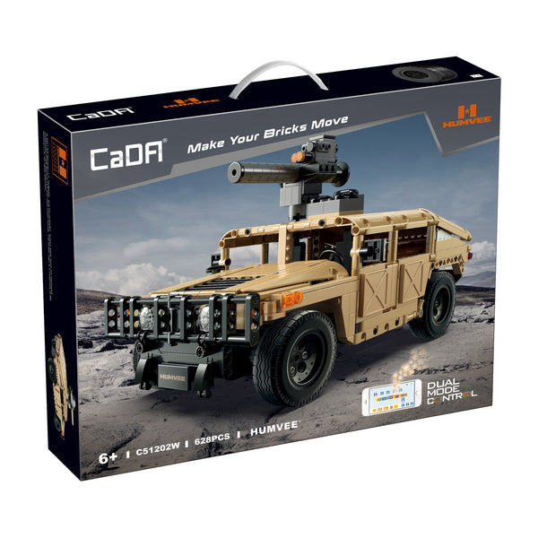 Cada BIG CHASSIS CARS 1:14 HUMVEE -  628 pcs